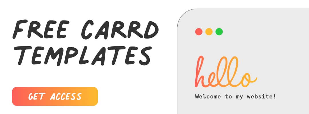 Free Carrd Templates Free Carrd Templates